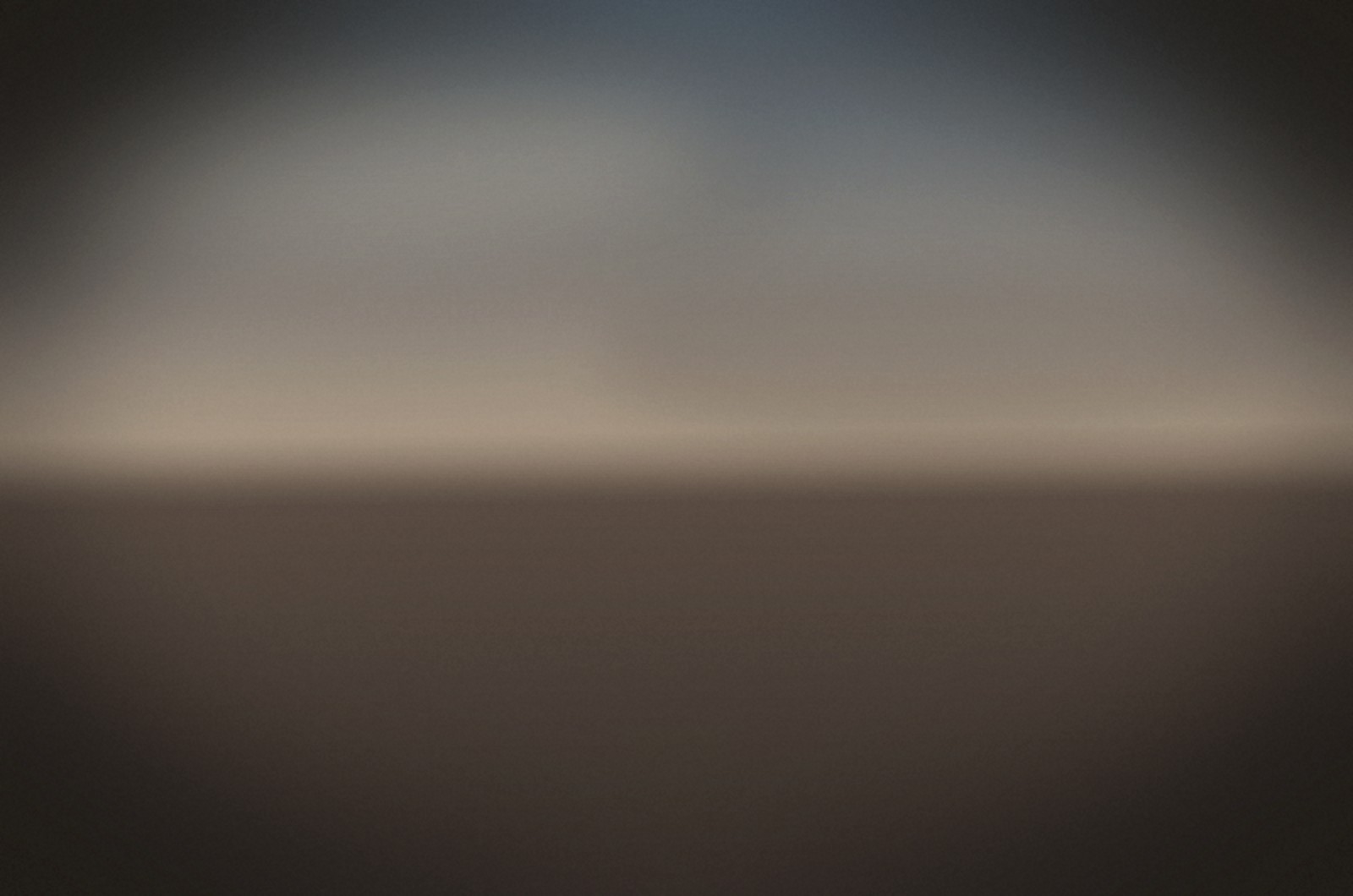 Abstract dusk landscape suggesting a long basin road