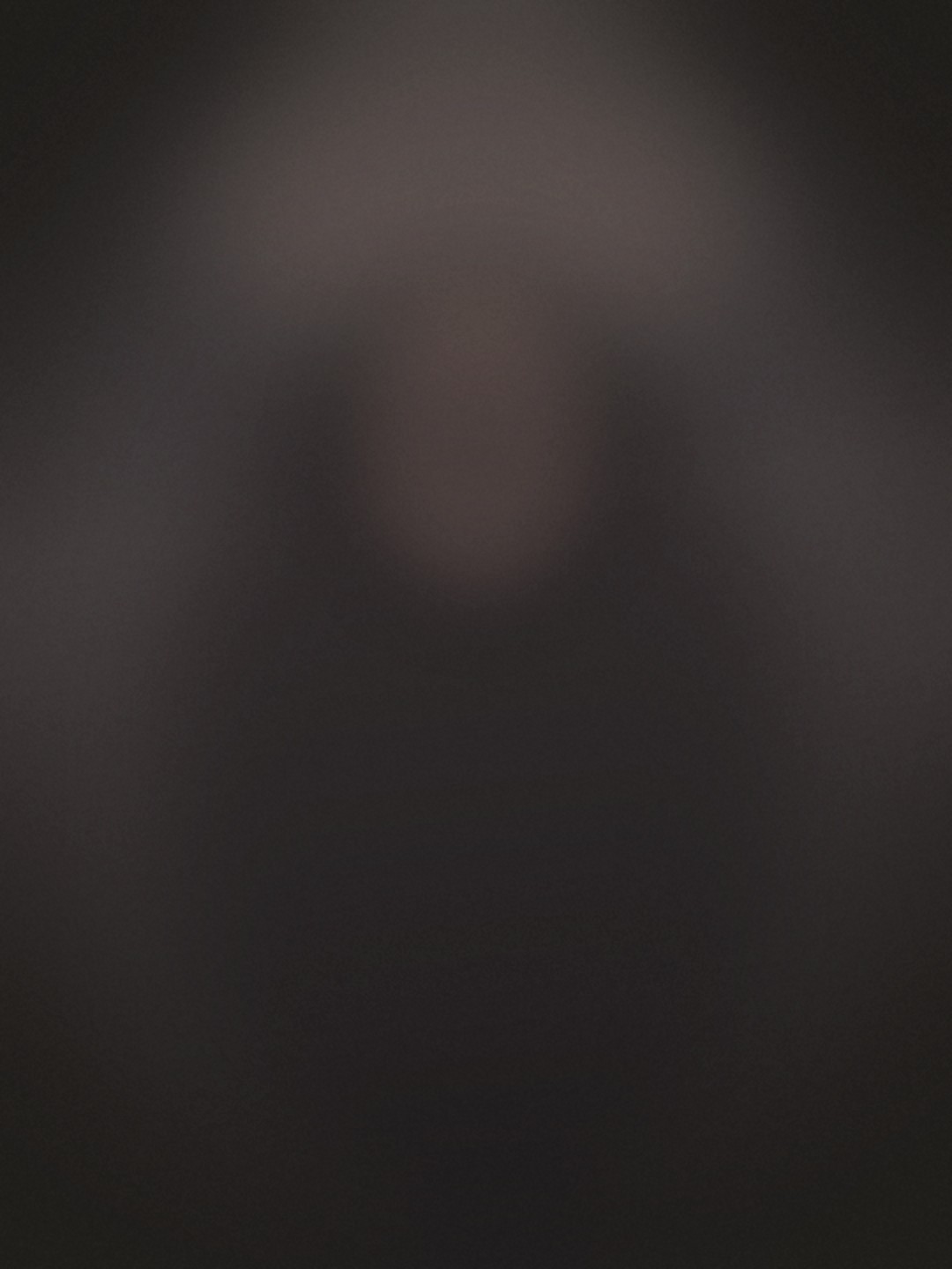 Abstract portrait plate with a dark collar of shadow